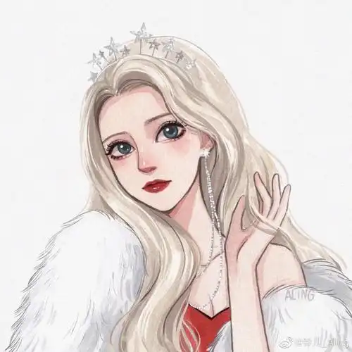 头像 女头 圣诞节艾莎公主迪士尼公主作者: 铃儿_aling