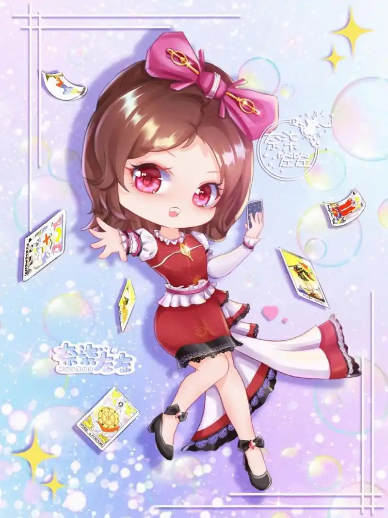 叶罗丽&菲灵q版 粉丝投稿的菲灵 转载请在正文标注原作者并 93头像