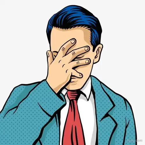 捂脸的人png素材透明免抠图片-装饰效果