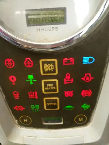 现代挖机仪表图标图解