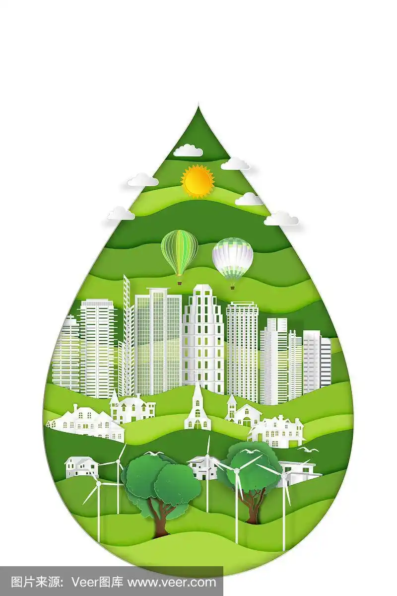环境,环境保护,想法,绘画插图,城市