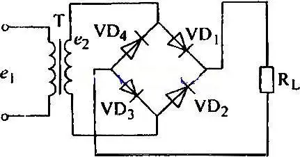 用二极管交流电变直流电线路怎么接法