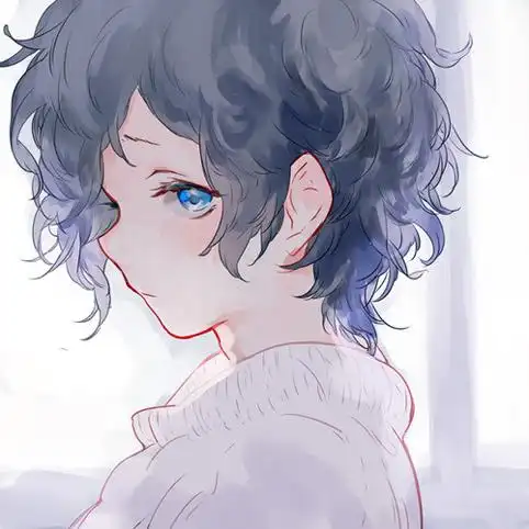 侧脸动漫女生头像