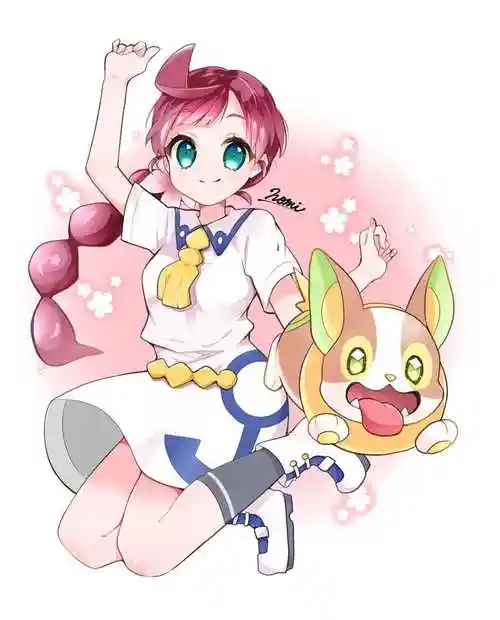 宝可梦动画樱木小春插画图片