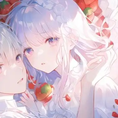 动漫情侣头像清新唯美高清