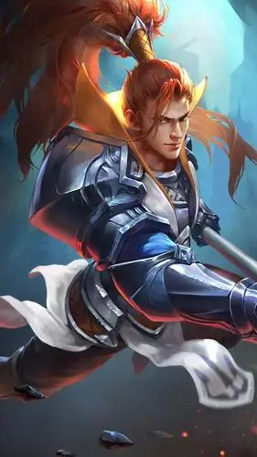 王者荣耀英雄韩信高清手机壁纸图片,这么帅的韩信,快来带走!