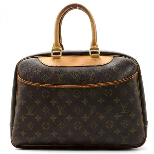brandoff中古lv路易威登deauville手提包m47270女士包袋