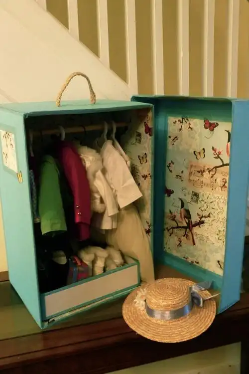 鞋盒废物利用手工图片来自pinterest