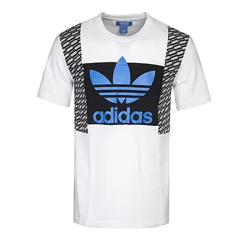 adidas阿迪三叶草新款男子三叶草系列吴亦凡同款t恤bq0914