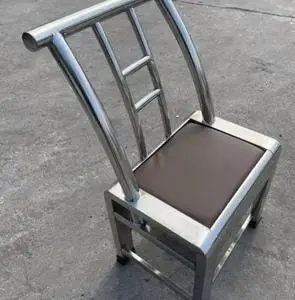 不锈钢凳子椅子靠背201加厚农村家用包邮家用靠背椅网红椅子靠背