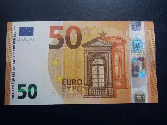 european union - italy - 50 euro 2017 - draghi - error (white