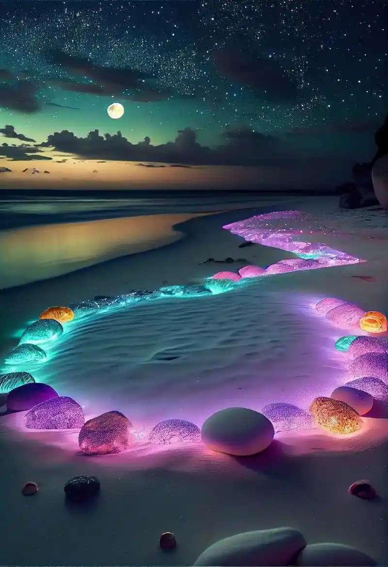 你想和谁一起去海边拾这样的小石头