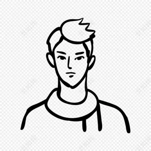 男人简笔画像全身上色 简笔画图片大全-普车都