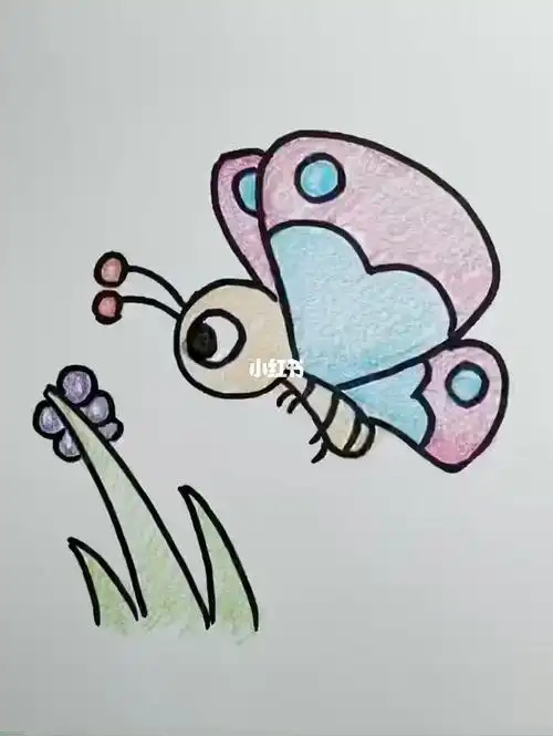 蝴蝶简笔画