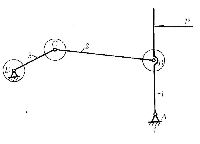 下图的铰链四杆机构,为()机构 [图].