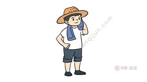 简笔画卡通人物简笔画农民伯伯农民简笔画图片教程农民妈妈简笔画全身