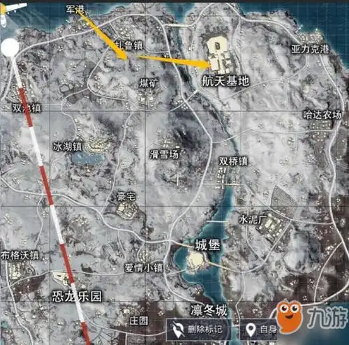 《和平精英》雪地单排吃鸡攻略 雪地地图单排吃鸡路线