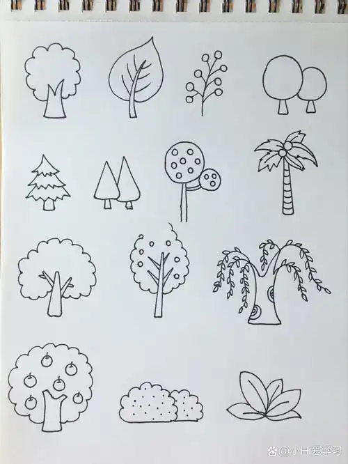 简笔画-树木 树木简笔画,简简单单描绘出树木的世界. 不断更新中.