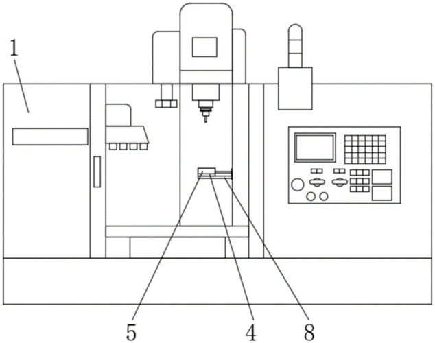一种自动换刀的立式加工中心