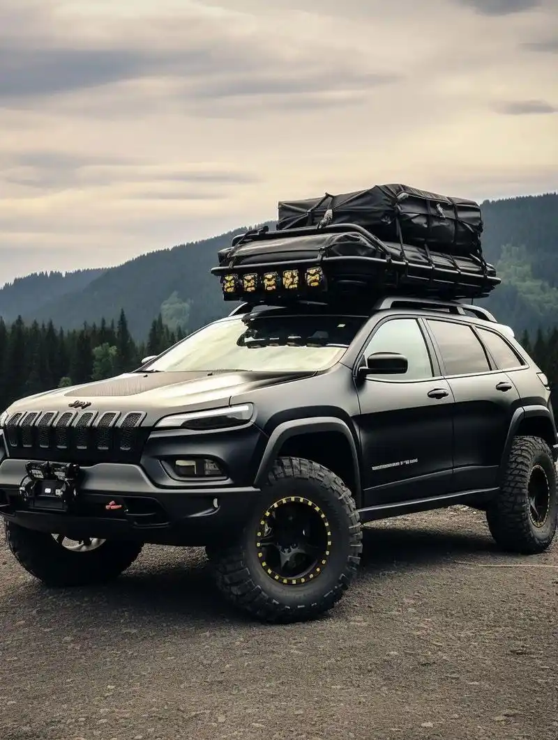 颜值拯救成功了吗?吉普自由光改装黑武士