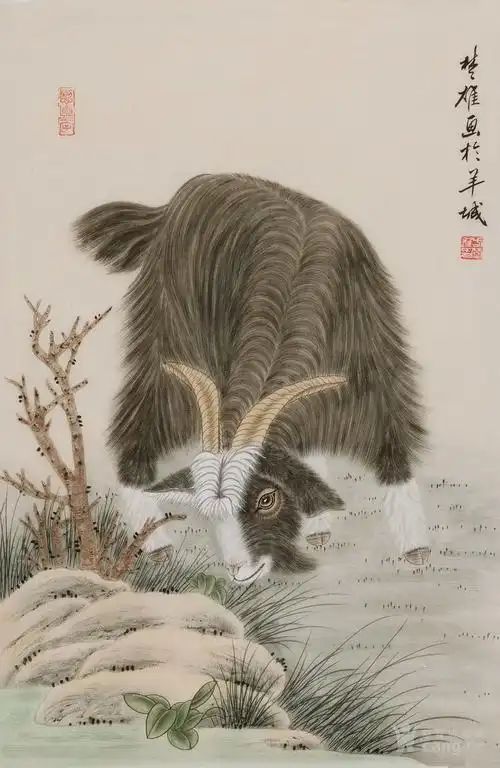 名家方楚雄的羊