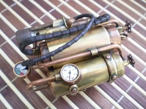 【国外】手工制作超酷喷火器外形打火机全过程(四)