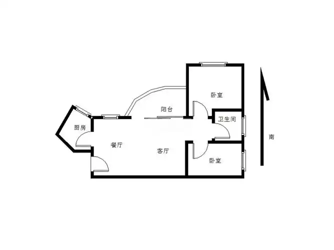 金碧世纪花园 2居