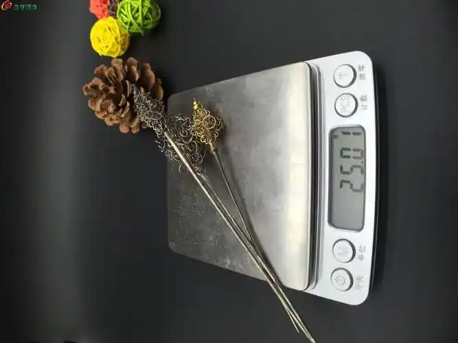 包老九连环银簪子