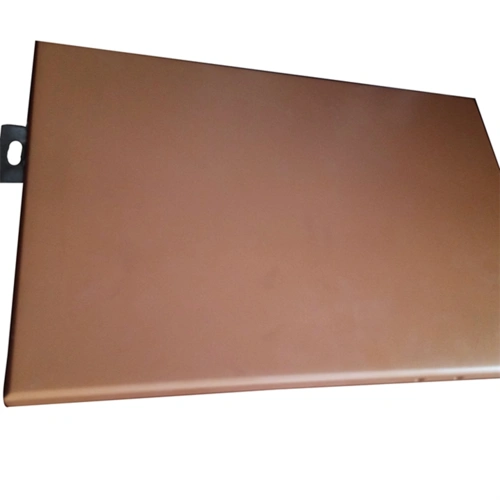 咖啡色氟碳铝单板沉头角码铝板