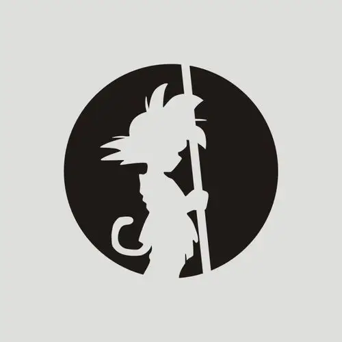 装饰贴纸汽车摩托七龙珠孙悟空剪影挡风玻璃车窗汽车装饰贴