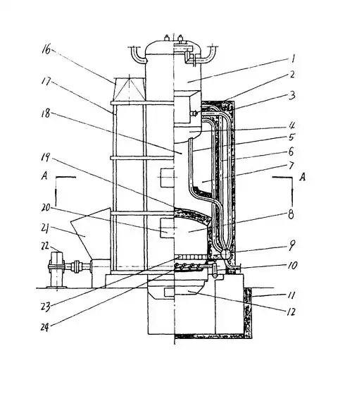 单锅筒立式水管锅炉