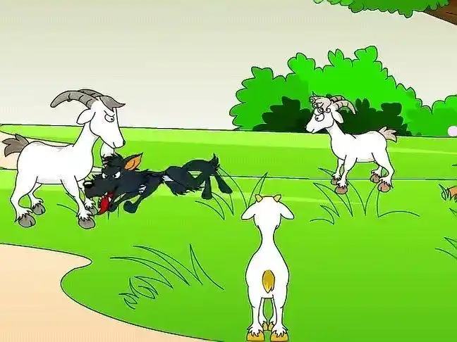 快乐阅读 幸福成长———杜曲街道韦村幼儿园夏荷一班绘本《三只羊》