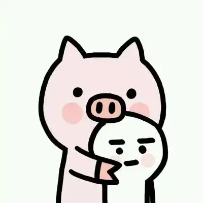 猪猪头像,闺蜜头像,多人头像,三人头像,情侣头像