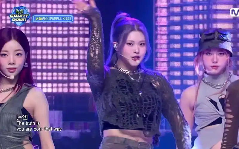 purple kiss--bbb mnet集