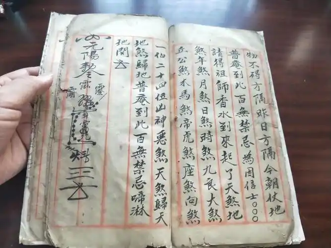 孤本,不是佛教的普庵咒与佛教内容完全不一样《道教普庵咒》手稿孤本!