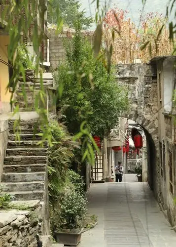 陕西省白河县城的桥儿沟采风