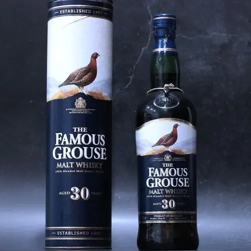 无非售价勿拍威famousgrouse30麦芽调和威士忌苏格兰威士忌
