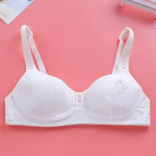 18岁初中高中学生薄款 纯棉内衣发育期学生内衣少女可调节初中生胸罩