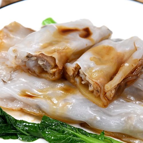 珍网广式肠粉方便速食早餐 手工布拉肠粉 茶楼早茶点心半成品 牛肉