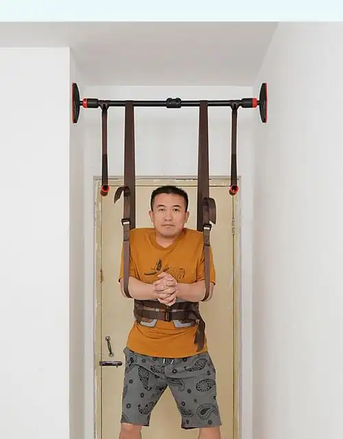 腰椎牵引带 家用脊柱拉伸腰部悬挂带吊单杠腰间盘牵引带突出 牵引带