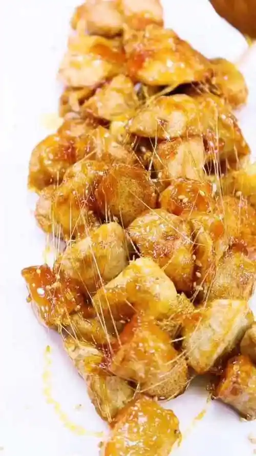 香甜可口的拔丝芋头零失败做法排毒养颜做法超简单