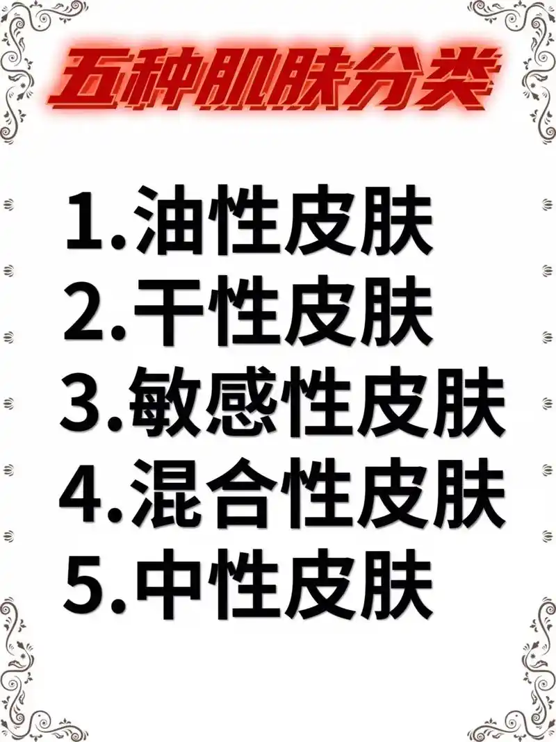 认识我们的皮肤,五种肌肤类型#护肤 #知识分享 #护肤小知识 - 抖音