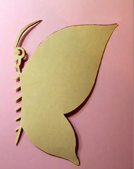 简单好看易学的窗花剪纸教程半边蝴蝶剪纸我的蝴蝶剪纸儿童学剪纸蝴蝶