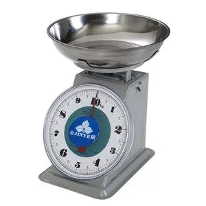 金叶10kg老式机械盘秤家用厨房秤盘称弹簧度盘秤20公斤指针托盘称