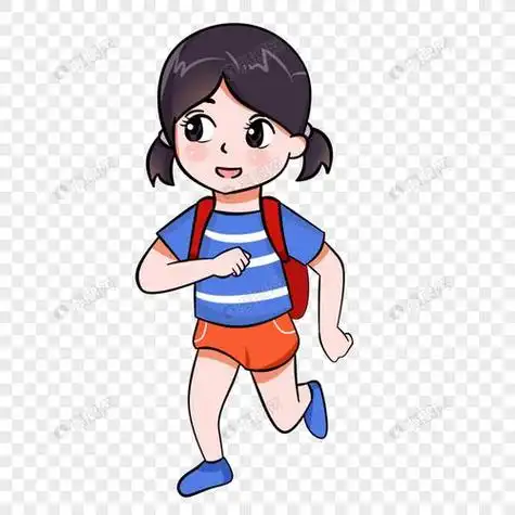 背书包上学的小朋友背书包的小孩怎么画小学生背书包上学简笔画卡通