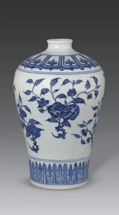【清雍正 青花瑞果纹梅瓶】拍卖品_图片_价格_鉴赏_清代青花瓷器_雅昌
