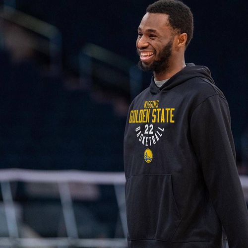 维金斯勇士队卫衣连帽衫22号枸杞嘴哥篮球训练出场服运动外套长袖