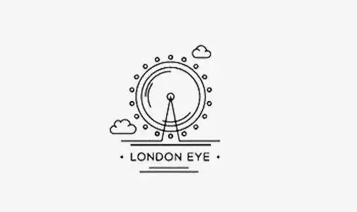 伦敦眼英国伦敦眼简笔画-在线图片欣赏卡通广州塔简笔画 第1页伦敦眼