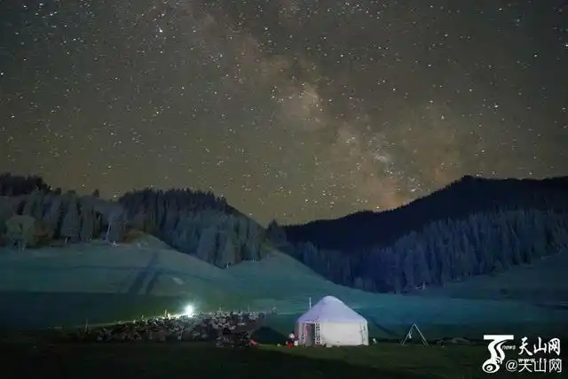 是时候了!卧看星河缀夜空