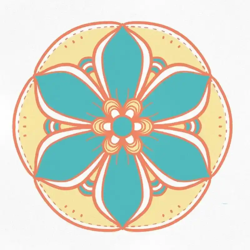 原创|古风花纹|敦煌|简笔画 【敦煌元素花纹】和上次的禅绕画相比